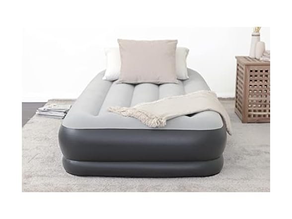 sleeplux durable inflatable air mattress