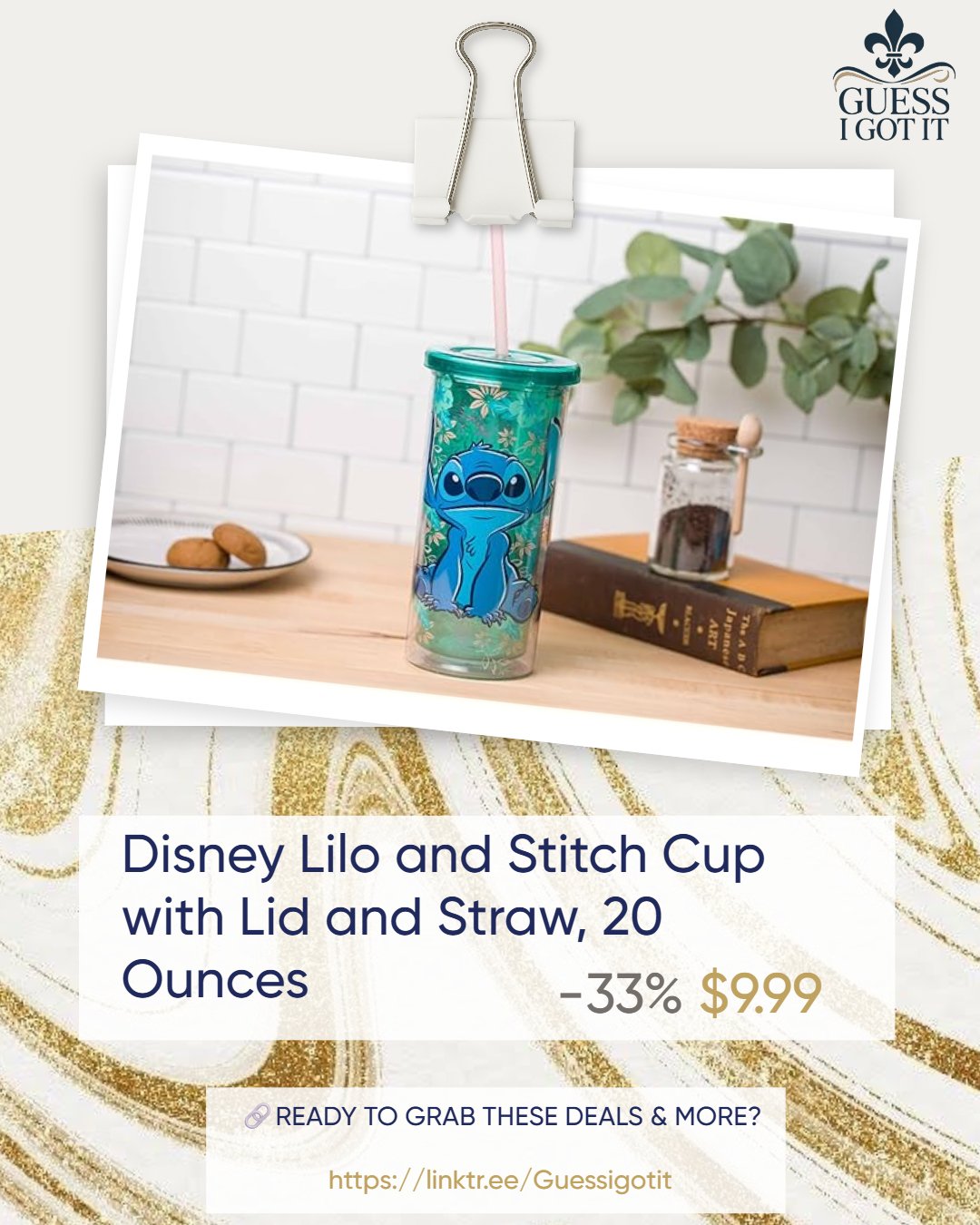 33% OFF! Disney Lilo and Stitch Tropical Cold Cup – Only $9.99! untitled project (45)