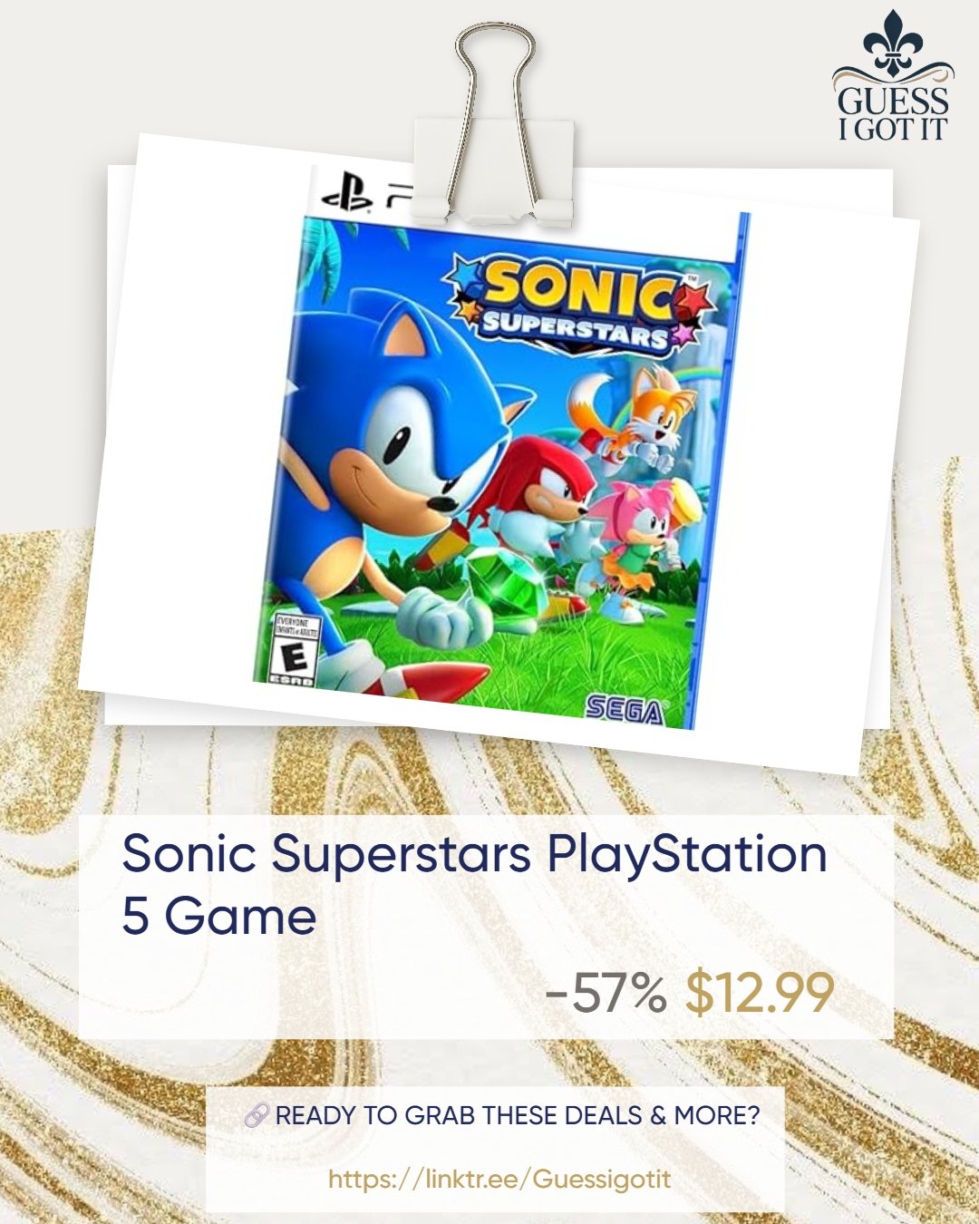 57% OFF! Sonic Superstars for PS5 – Only $12.99! untitled project (46)