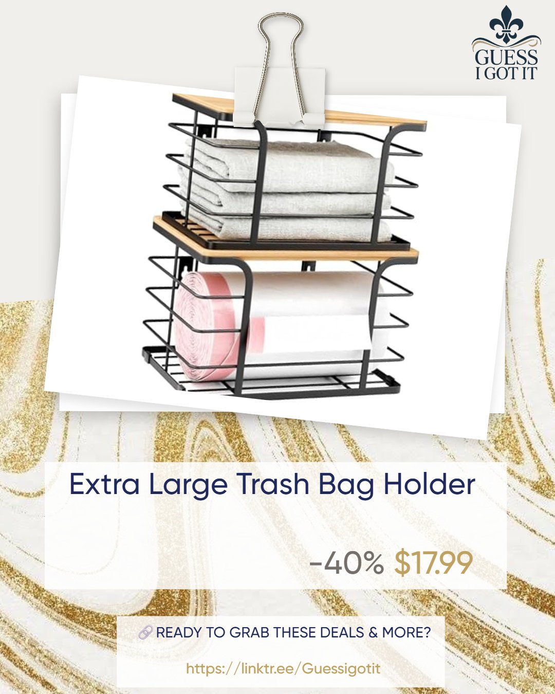 40% OFF! Extra Large Trash Bag Holder – Only $17.99! untitled project (47)