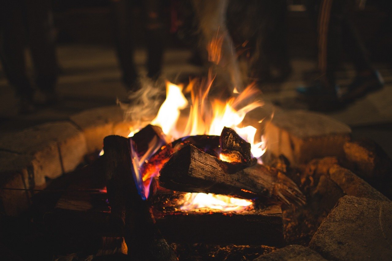 bonfire, flames, wood, logs, camping, outdoors, brown camping, bonfire, bonfire, camping, camping, camping, camping, camping