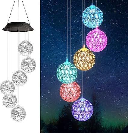 Solar Wind Chime (Silver Ball)