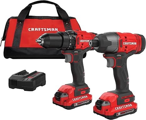 CRAFTSMAN V20 Drill + Impact Driver Set