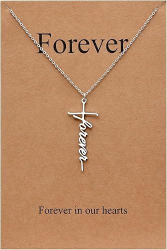 Lcherry “Forever” Cross Necklace