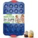 NutriChef 17” Nonstick Mini Muffin Pan (24‑Cup) - $14.99 (was $24.98) 0155d721 d047 426b 8259 52bd5acc64e5