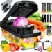 Multifunctional Vegetable Chopper + Mandoline Slicer – Light Black 81jgin4vk8l. ac sx569