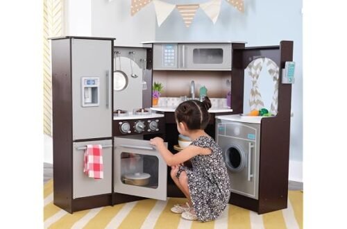 KidKraft Ultimate Corner Wooden Play Kitchen 50b619a9 86fa 4b02 86af 438c7a4e440e